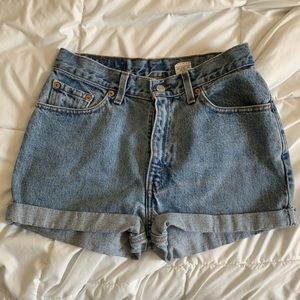 Vintage Levi shorts from Brandy Melville